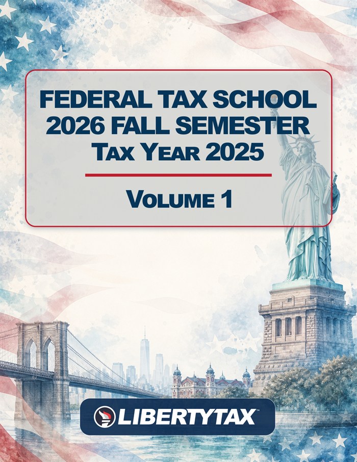 Federal Tax School 2026 Fall Semester, Tax Year 2025, Volume 1 cover